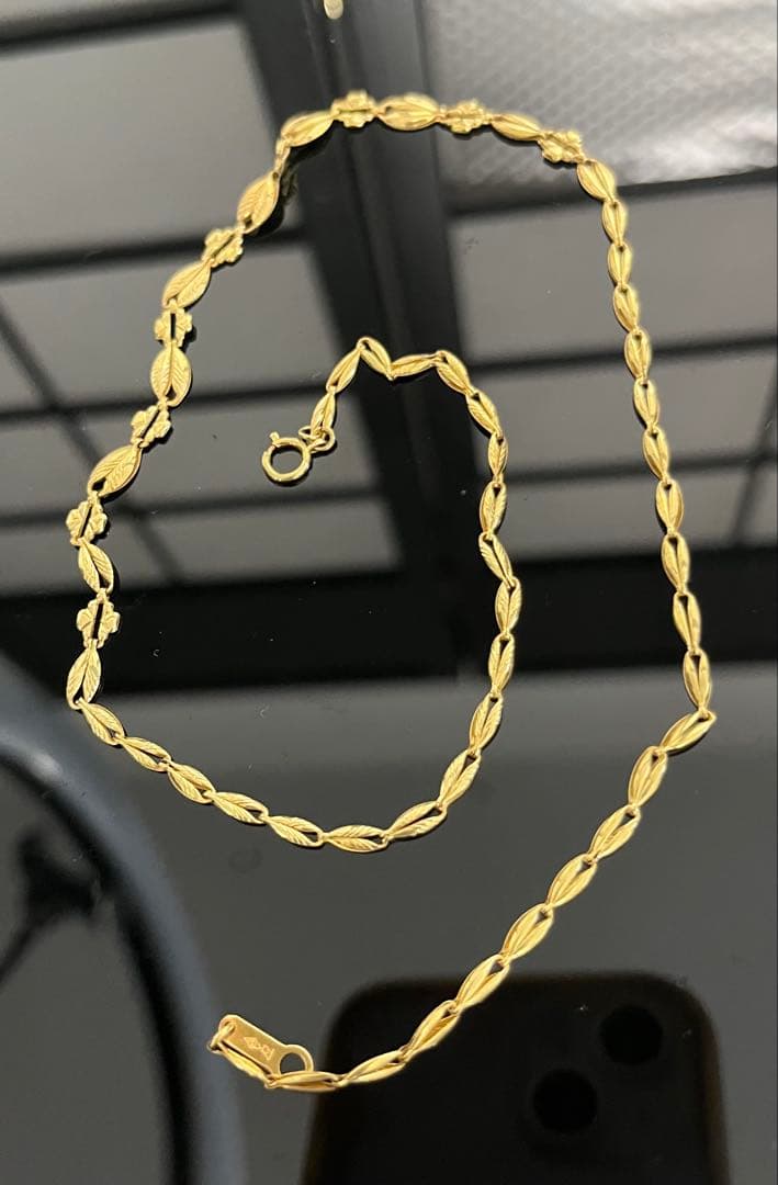 オーバルリンク アンクレット