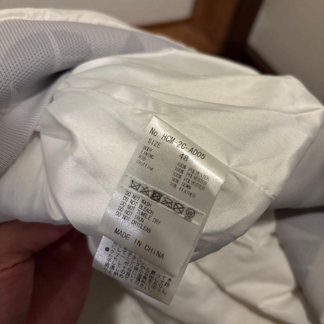 [✨極美品✨]HORN GARMENT ダウンジャケット ホワイト48 Lサイズ