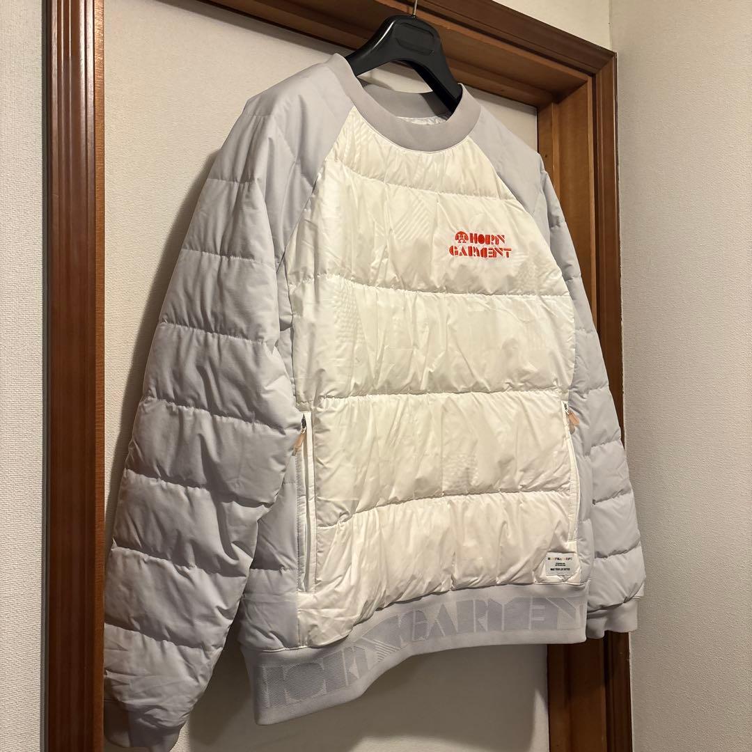 [✨極美品✨]HORN GARMENT ダウンジャケット ホワイト48 Lサイズ