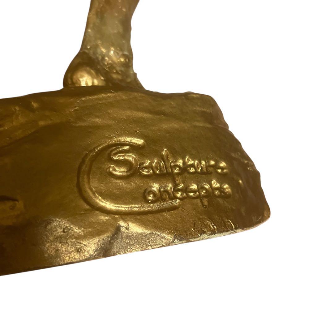 希少　ボディビルダー像　マッスル　筋肉美　ボディビル　トロフィー USA製 黄金