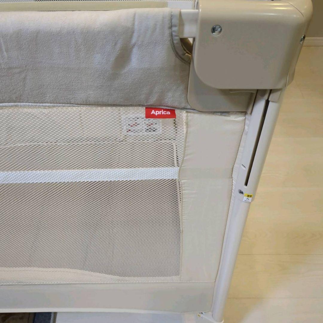 【未使用級】アップリカココネルエアープラスAB　ホワイトベージュ 最上級モデル