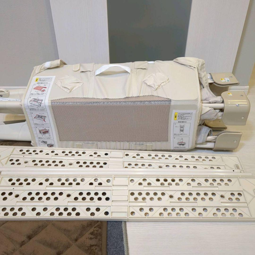 【未使用級】アップリカココネルエアープラスAB　ホワイトベージュ 最上級モデル