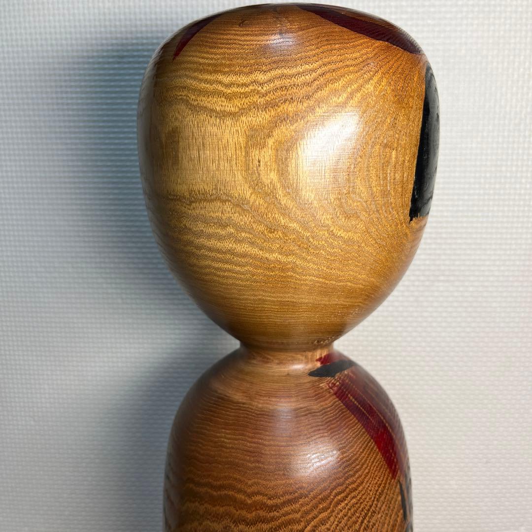 ⭕️現代名工　小椋久太郎　秋田　木地山こけし　槐材　1.4尺大型　伝統こけし