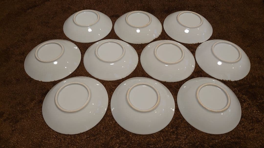 古伊万里　伊万里　染付　豆皿　菓子皿　桐紋　１０客