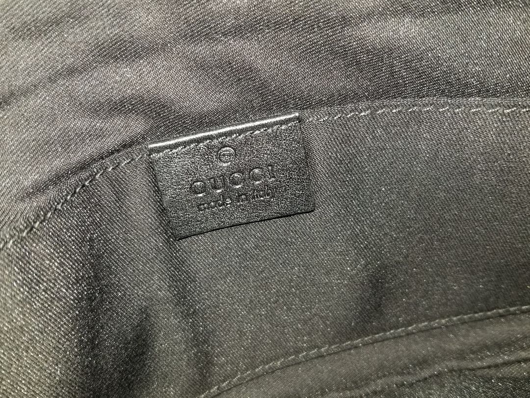 グッチ ブラウン グッチッシマ ベルトバッグ ブラック