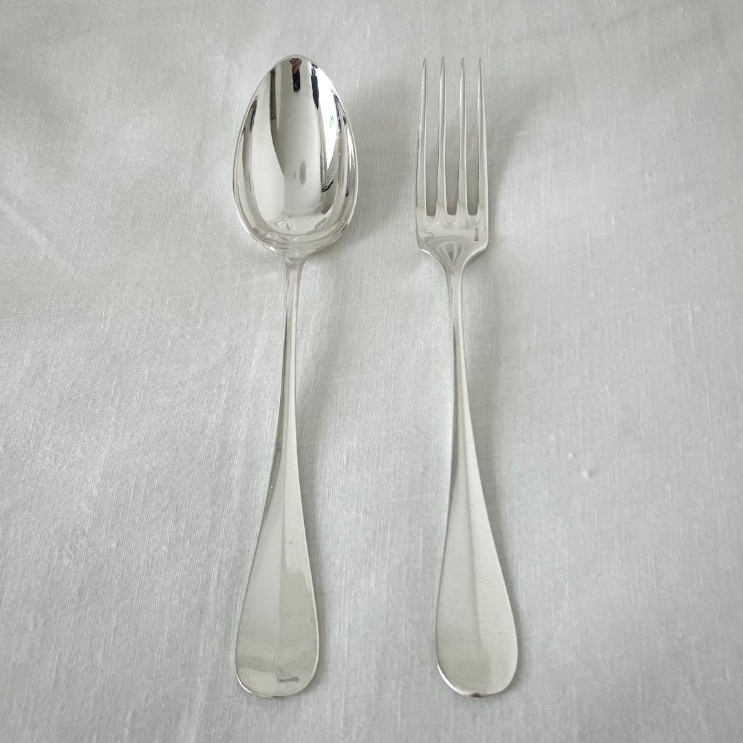 19世紀 フランス クリストフル アンティーク スプーン フォーク セット