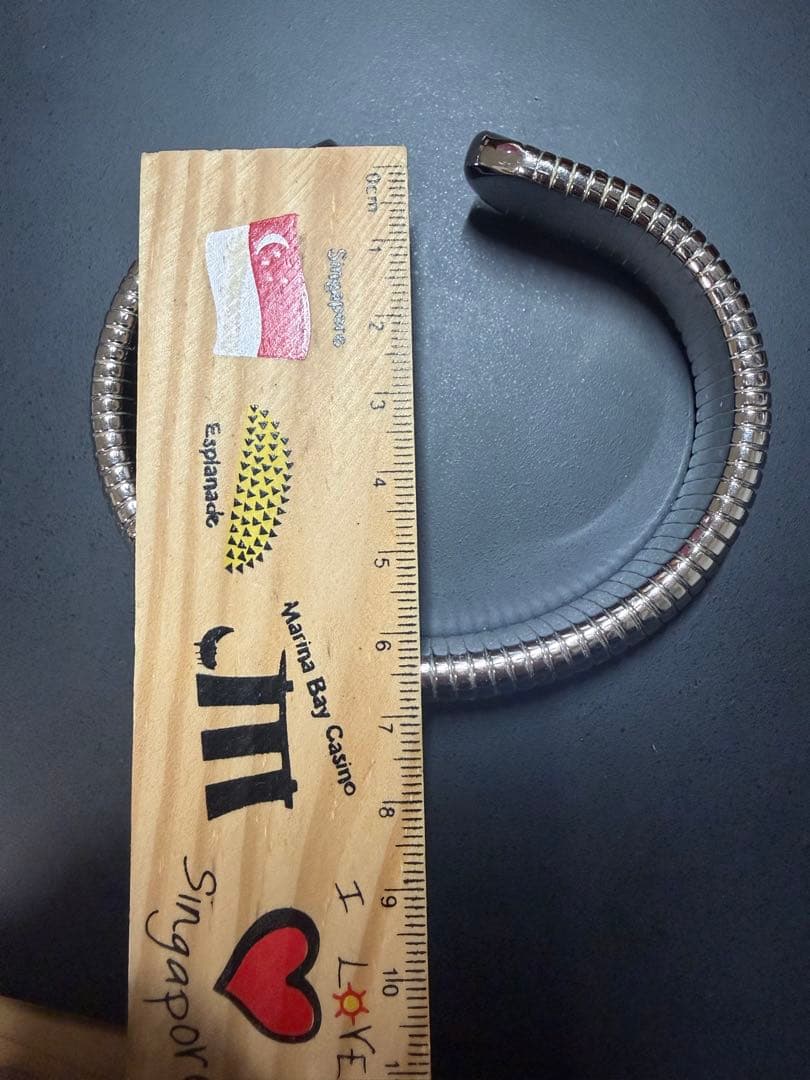 オルゴンリング バングル ブレスレット シルバー系 施術用