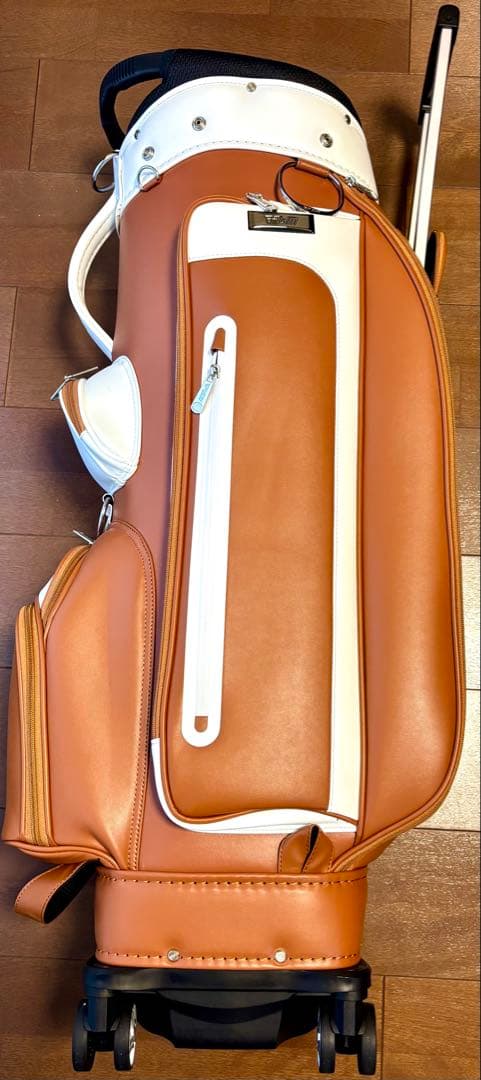 キャスター&ハンドル付きキャディバッグ