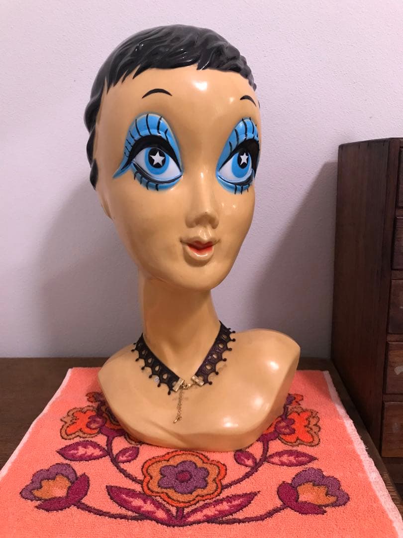 最終価格twiggy ツィッギー 60s 70s ヘッドマネキン　vintage