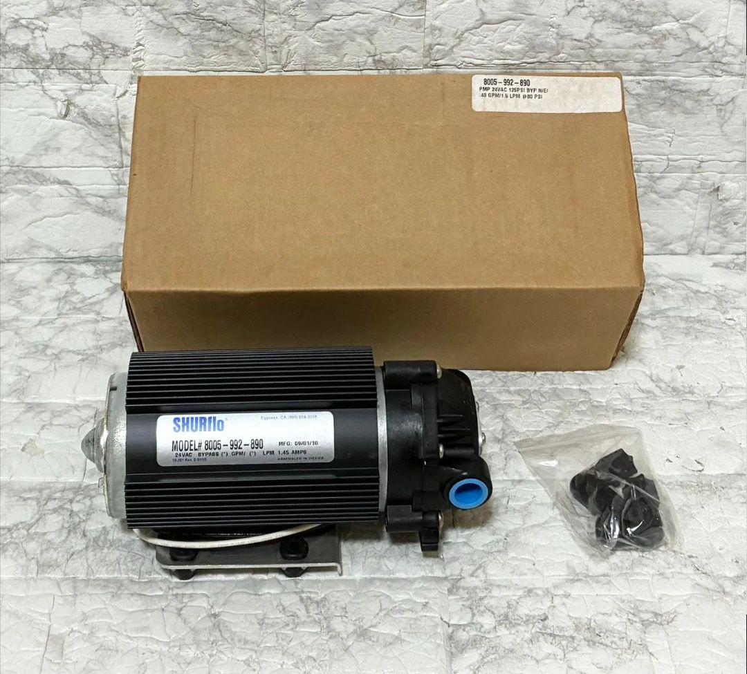 【未使用】SHURflo 業務用加圧ポンプ 専用電源セット 24VAC 浄水器