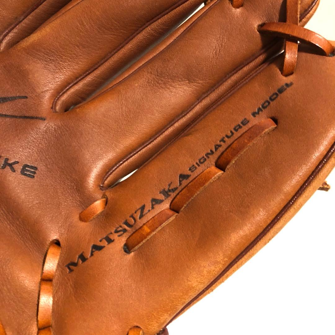 美品【希少★松阪大輔モデル】ナイキ 軟式 投手 グローブ ピッチャー グラブ