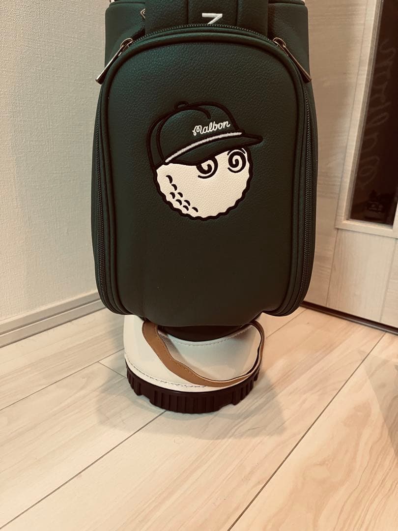 キャディーバッグ　緑　マルボンゴルフ MALBON GOLF