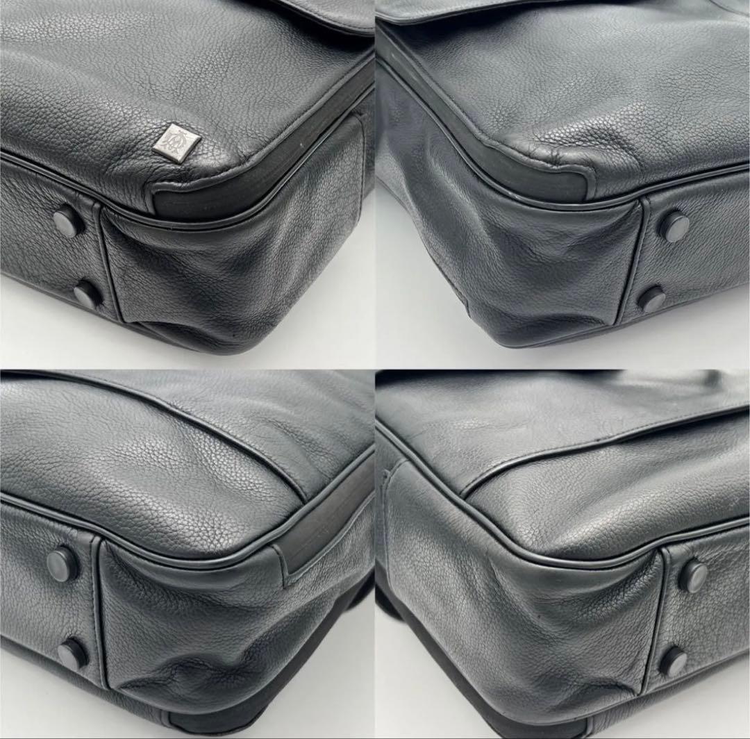 【極美品】dunhill アボリティーズ ビジネスバッグ 2way パスケース付
