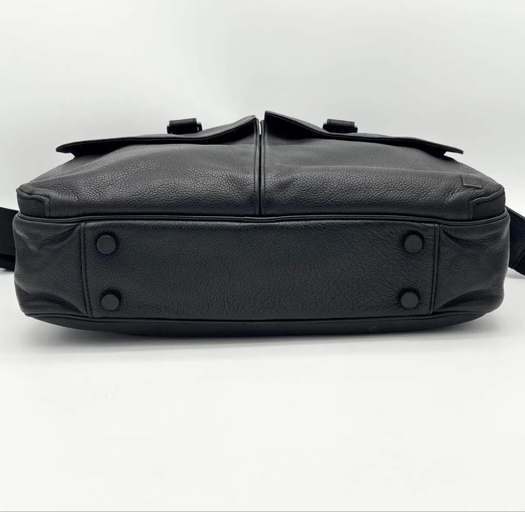 【極美品】dunhill アボリティーズ ビジネスバッグ 2way パスケース付