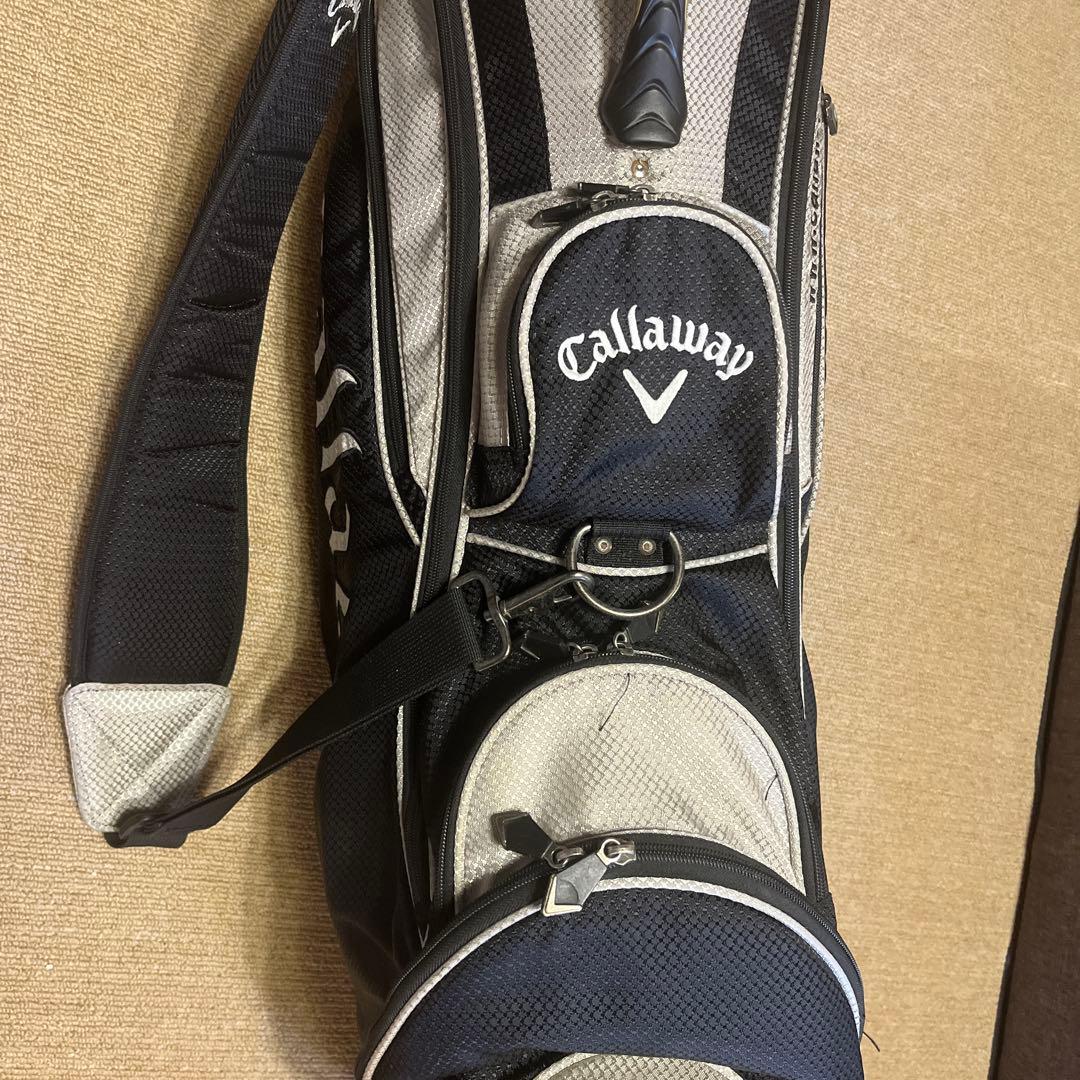 Callaway キャロウェイ キャディバッグ ゴルフバックブラック/シルバー