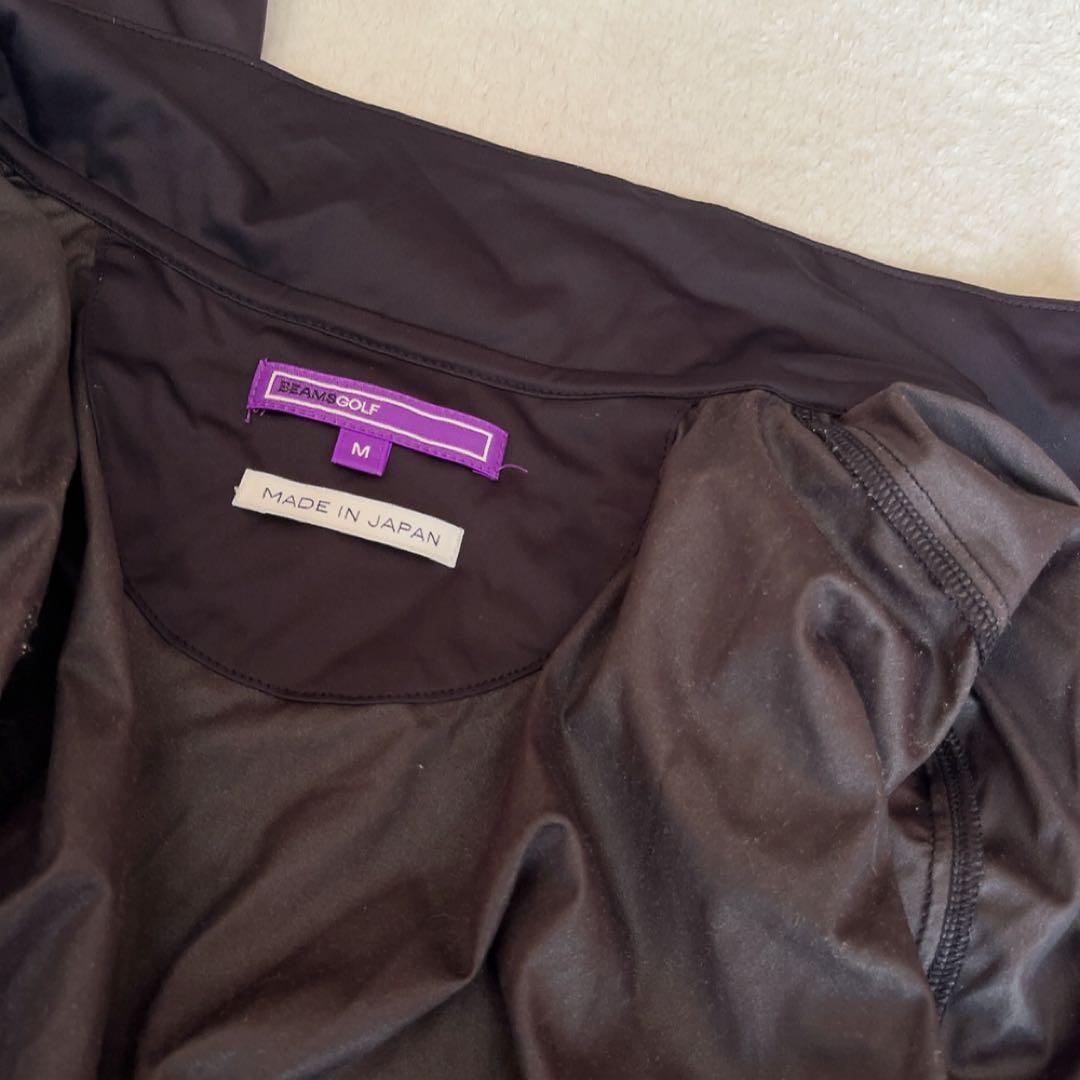 美品　ビームスゴルフ　ジャケット　ジップ　タラッティ　ストレッチ　エアシャット