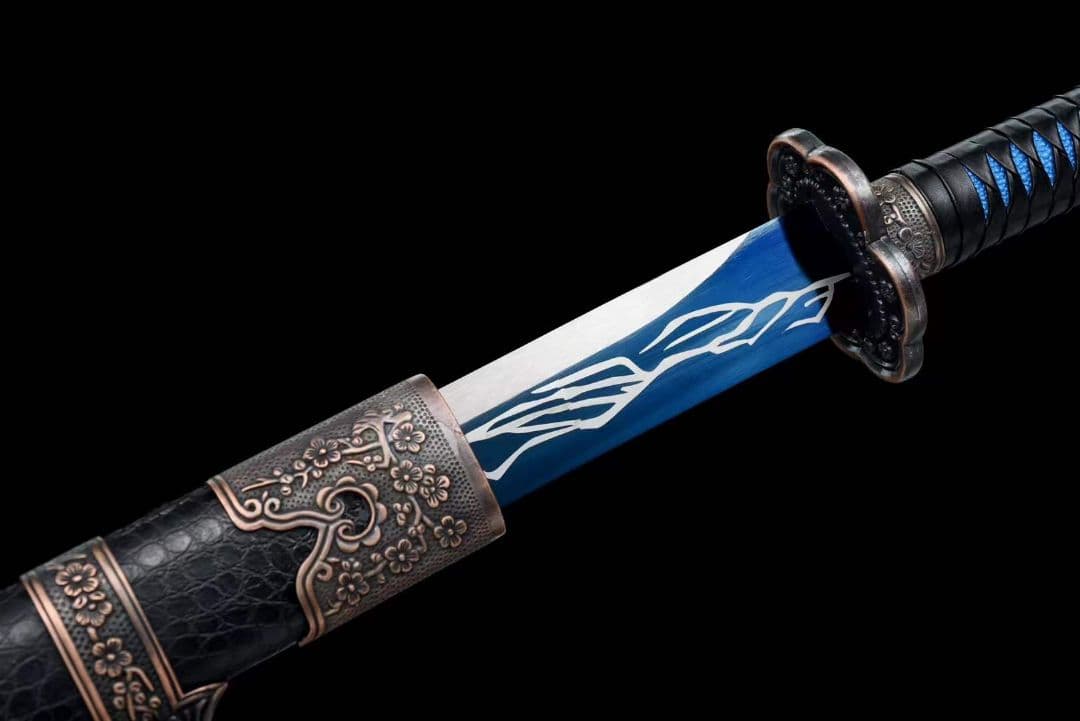 『刺繍春刀——焼天』 古兵器 武具　刀装具　日本刀　模造刀 居合刀 長尺