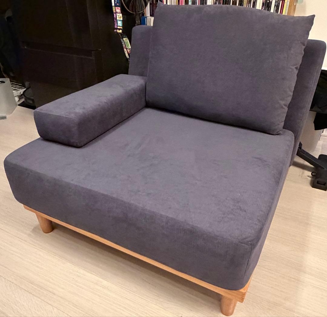 VENTOTA 1人掛けソファ ブルーグレー