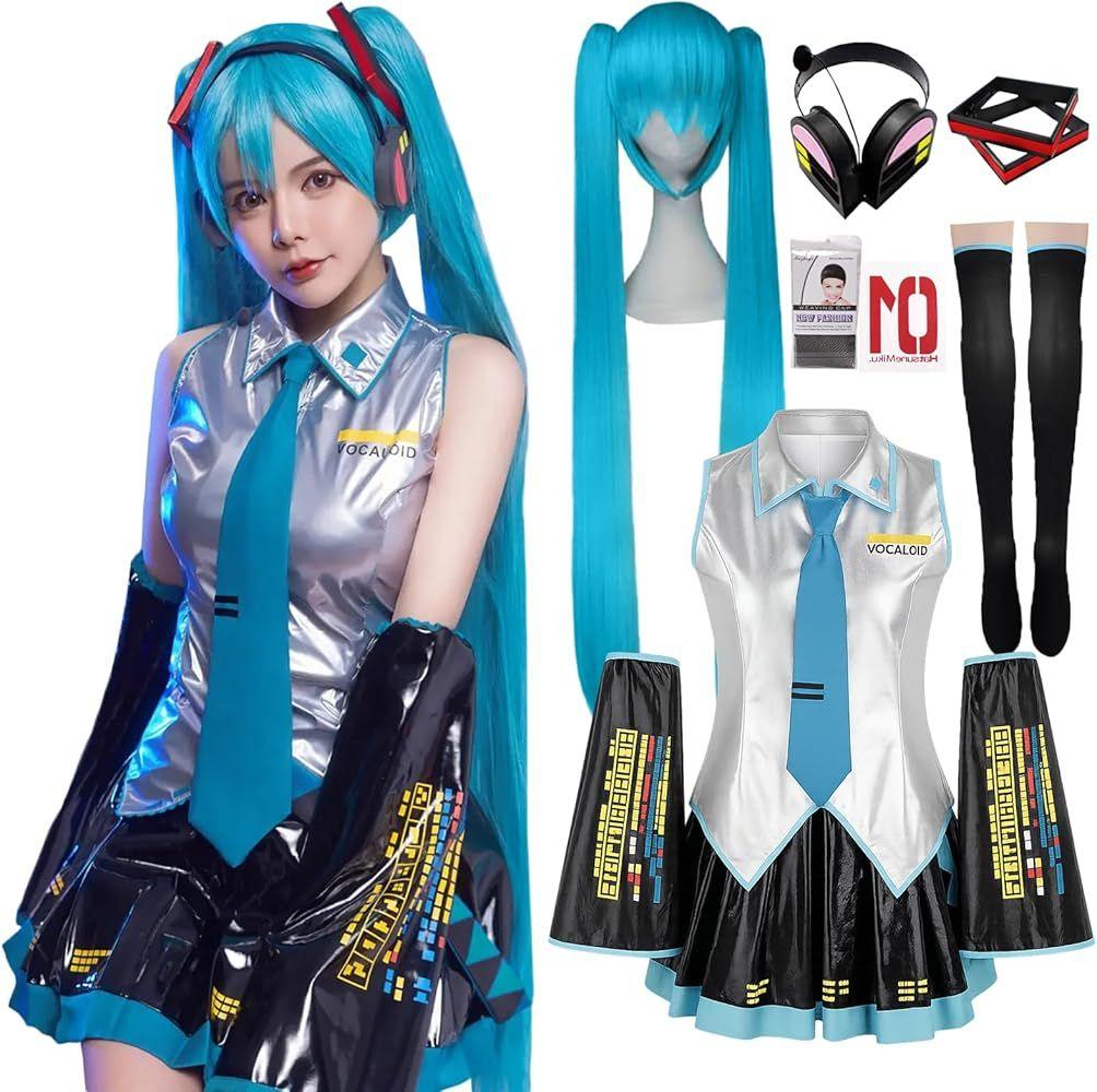 【当日発送】初音ミク コスプレ ウィッグ 衣装 小道具 仮装 ボーカロイド