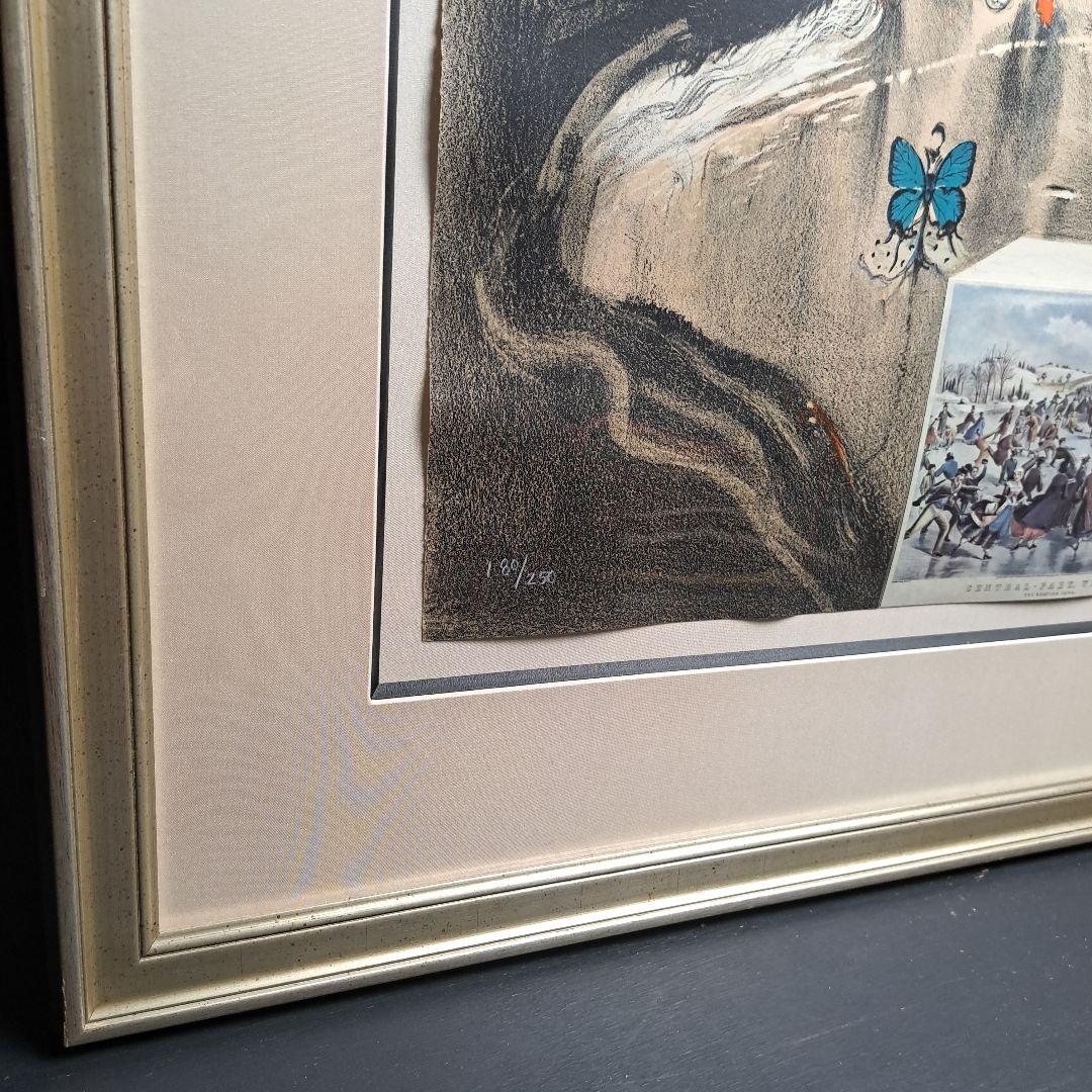 サルバドール ダリ リトグラフ 冬のセントラルパーク