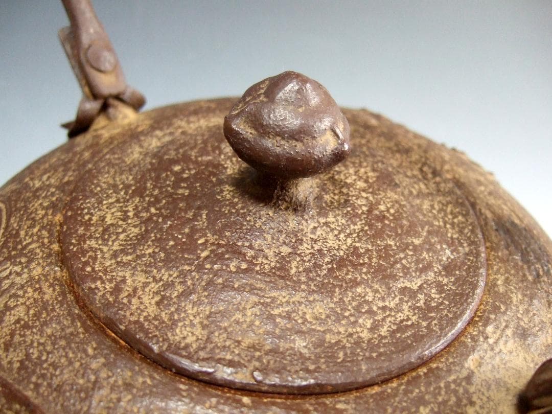 南部 宝鉄堂 雲龍紋 鬼面鐶付 鉄瓶