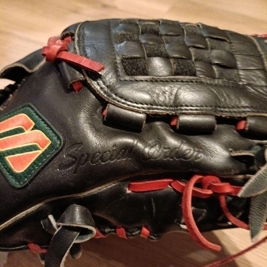ミズノ 軟式グローブ 特別注文 本革　レア　ビッグエム