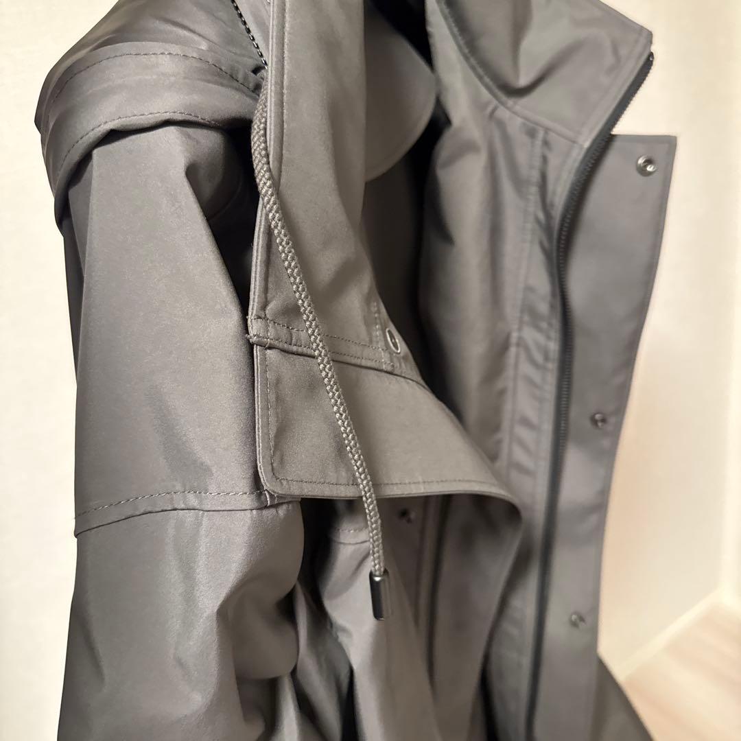 新品タグ付THE RERACS モンスターパーカー　ミドルレングス　36 グレー