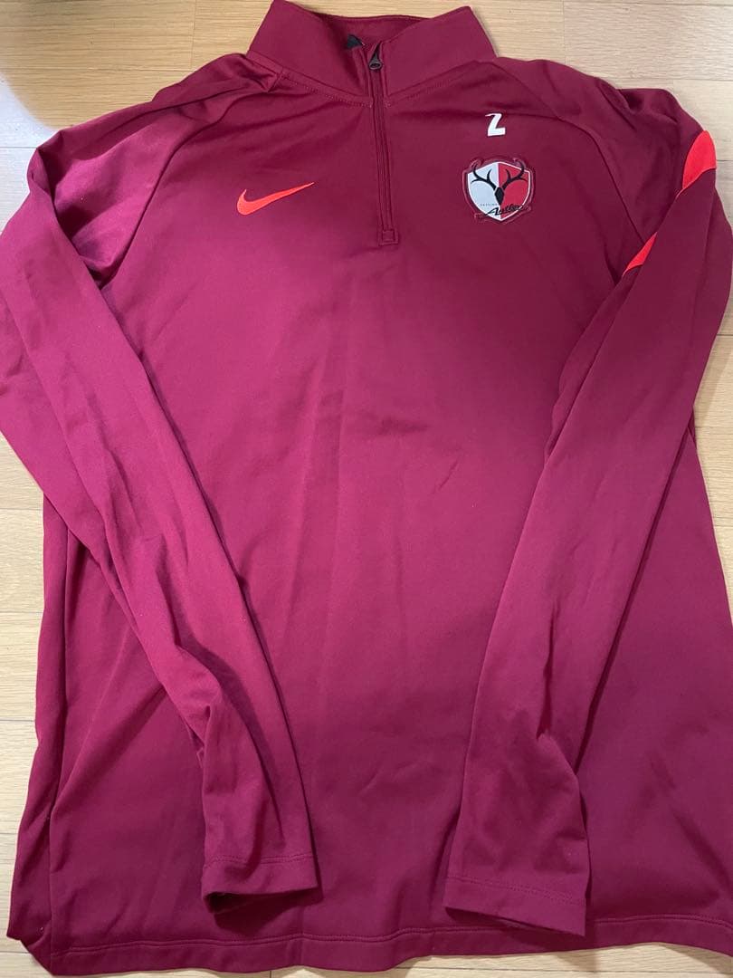 Nike Dri-FIT 赤 長袖ジャージ 2号 L 練習着4点セットになります