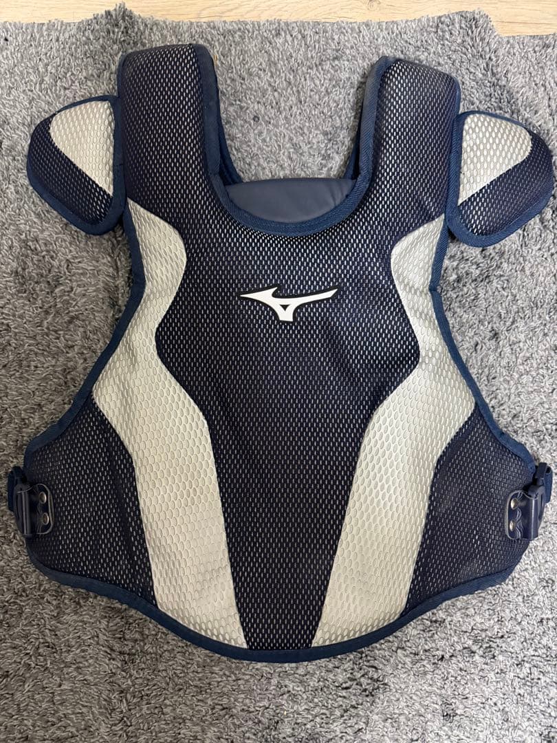 ミズノプロ軟式キャッチャー防具セット ネイビー