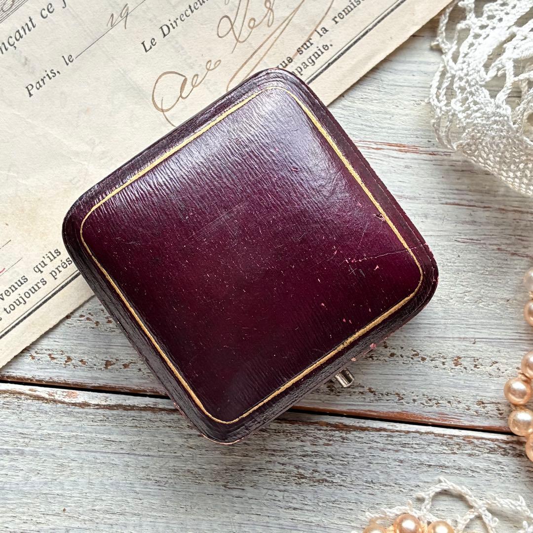 E英国イギリスアンティーク　ジュエリーケース　ブローチメダイ　ジュエリーボックス