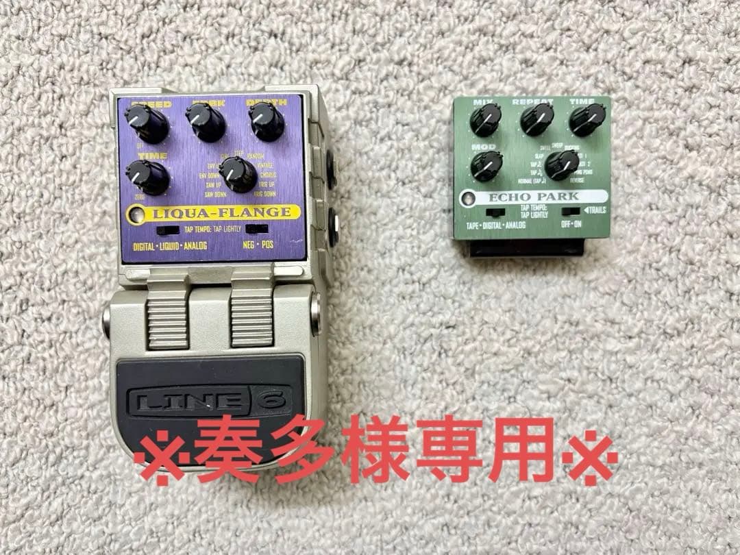 ※奏多※ECHO PARK & LIQUA-FLANGE エフェクター