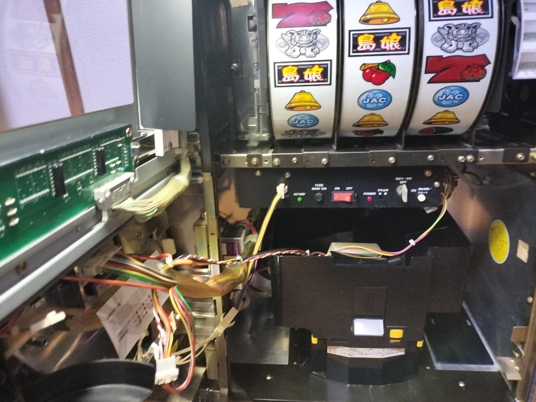 【パチスロ実機】オリンピア★島娘30【オートプレイ付不要機付】４号機・レア