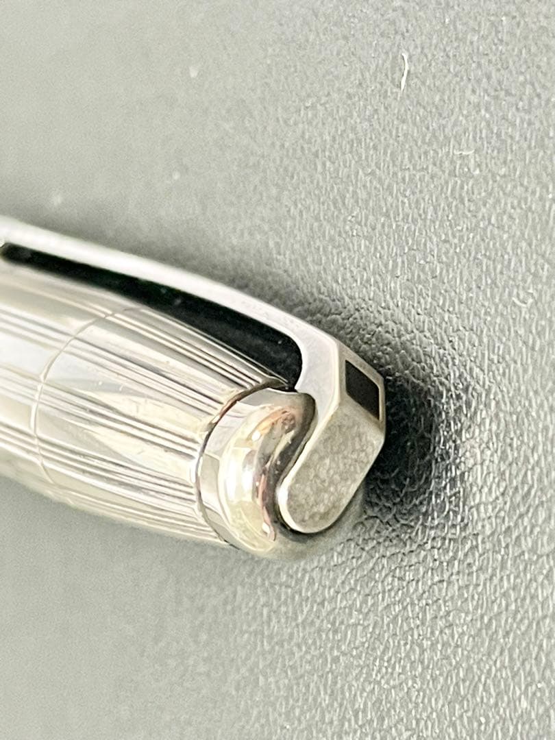 デュポン　ボールペン　シルバーカラー