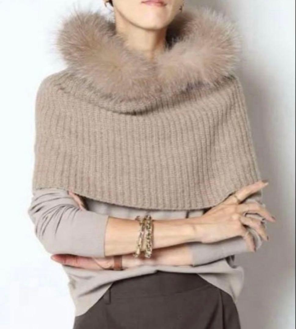 FRATELLI TALLI fox fur バラクラバ