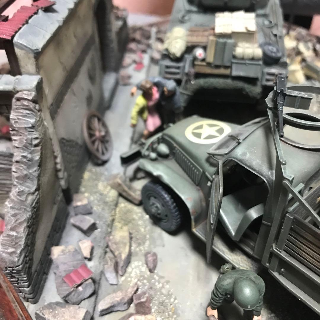 1/35 スケール 軍用トラック 戦車 ディオラマ