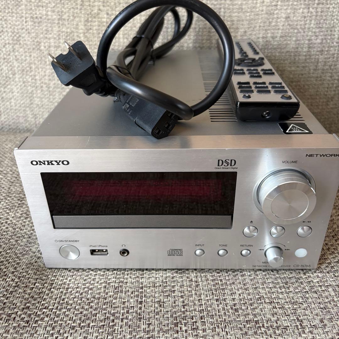 【完動品】ONKYO CR-N765 ネットワークCDレシーバーハイレゾ音源対応