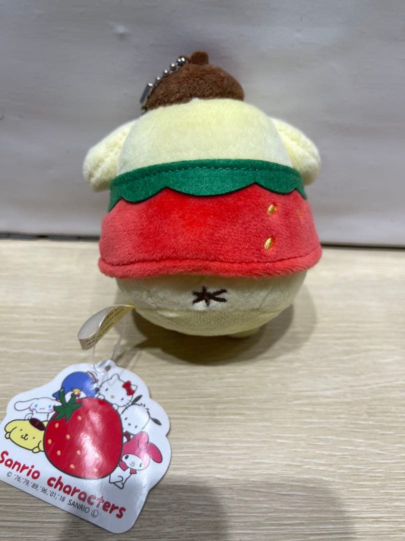 タグ付き美品　ポムポムプリン　もぐもぐ果物マスコット