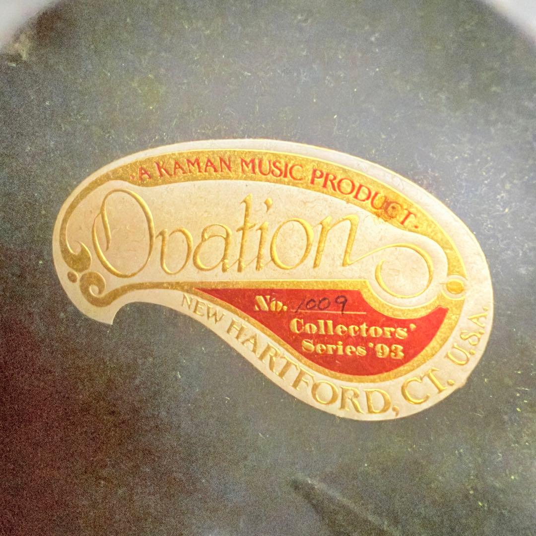 【希少・美品】OVATION USA No.1009 1993 エレアコ