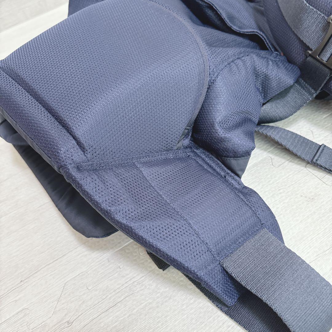 アンジェレッテ ベビーキャリア オン ネイビー 抱っこ紐 ヒップシート