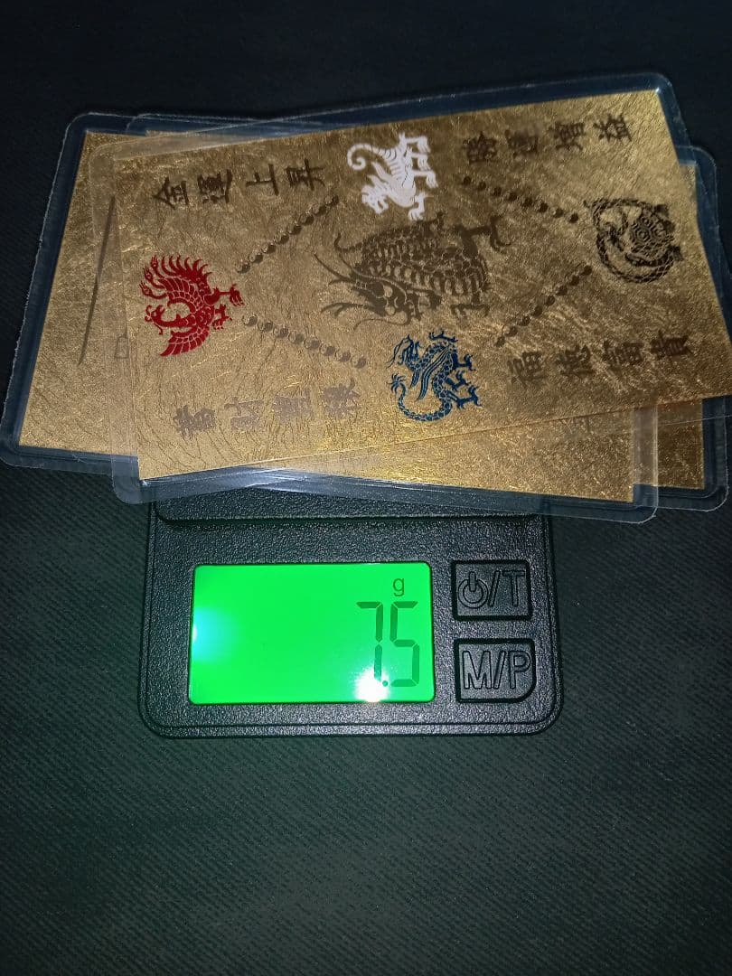 純金カード　まとめ売り　お守り　カード　純金　金運　護符 純金9999