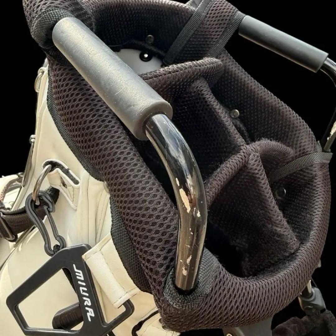 MIURA（三浦技研） キャディバッグ スタンド付き　フード・カバー類付属