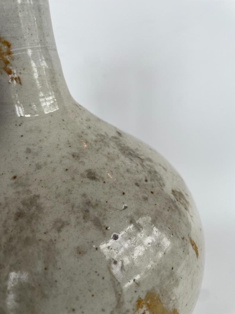 李朝 白磁 徳利 朝鮮 古陶 酒器 壺 壷 古美術 骨董 高麗 花瓶 唐物 美品