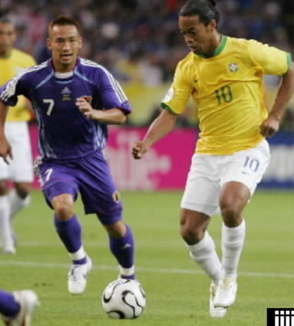 デッドストック WC2006中田#7 引退ラストマッチ ブラジル戦パッチ付