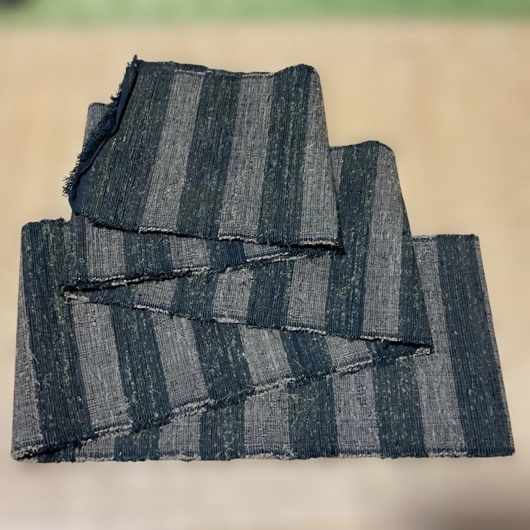 Os529 裂織　半幅帯