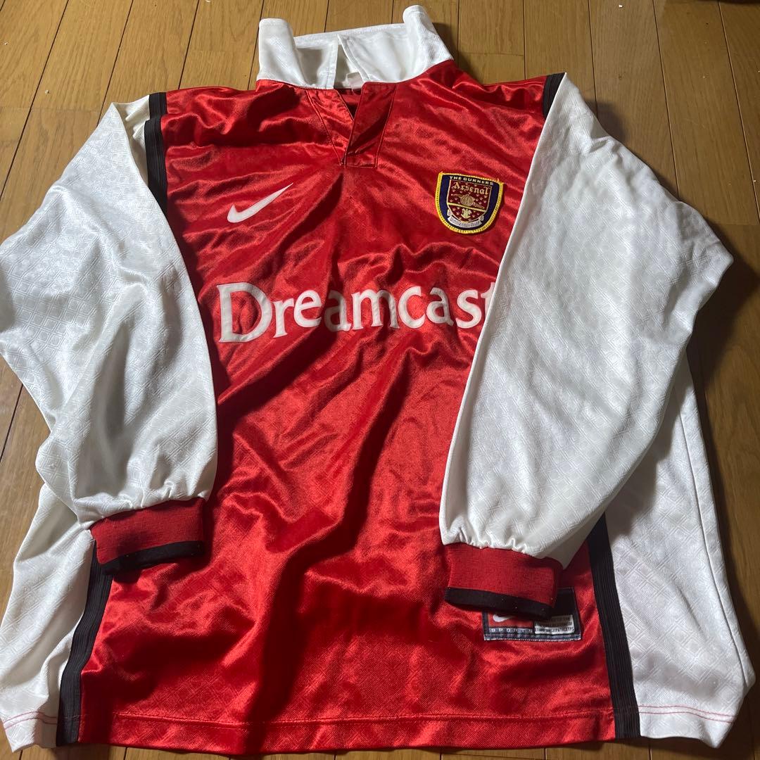 2000年代 Nike Arsenal Dreamcast ジャージ 赤/白