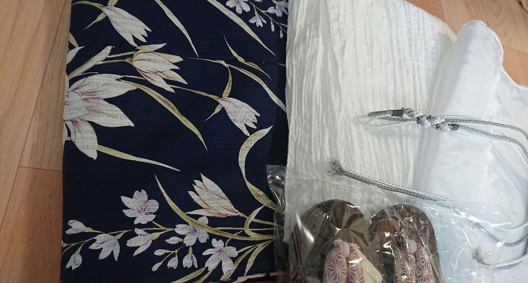 sugar 浴衣 紺 六点セット