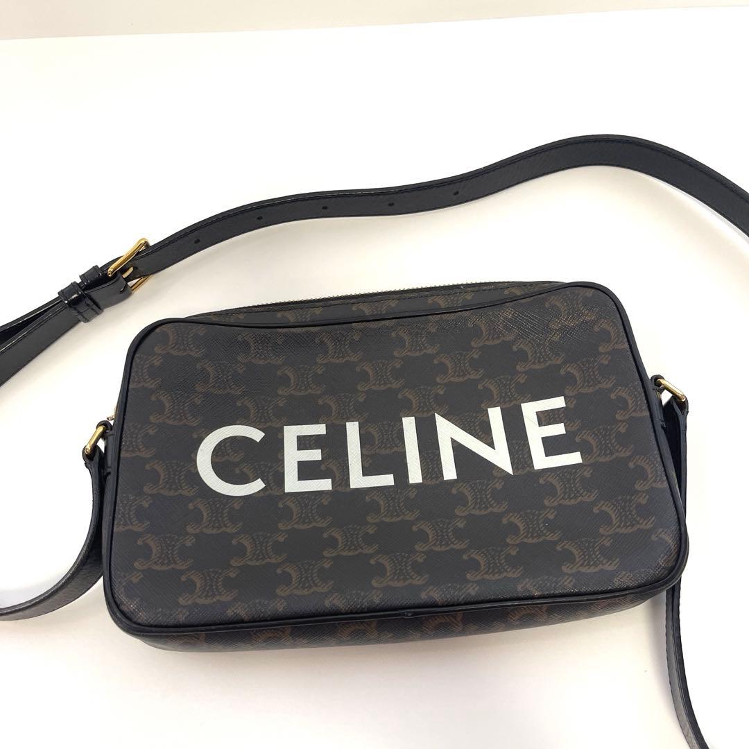 9*様 セリーヌ CELINE トリオンフキャンバス ミディアム メッセンジャ