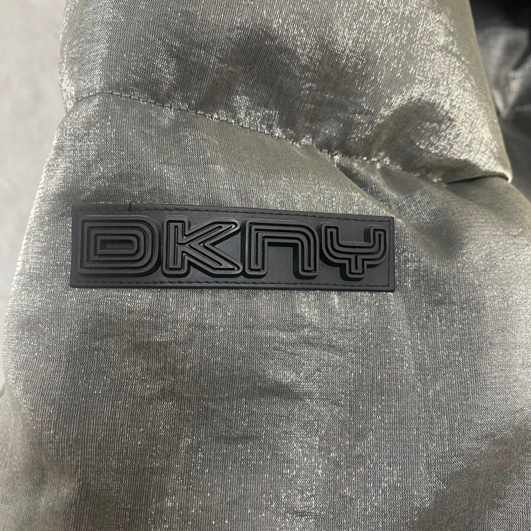 ダナキャランDKNY メタリック シルバー ダウンジャケット ヴィンテージ90s