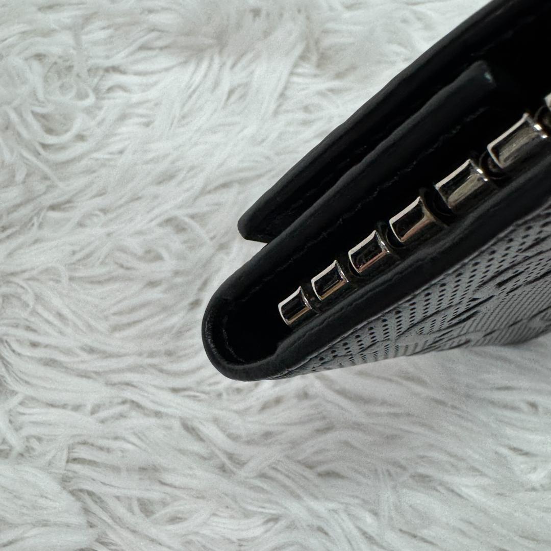 【極美品】グッチ 黒　GG エンボス　6連 キーケース GUCCI 箱付