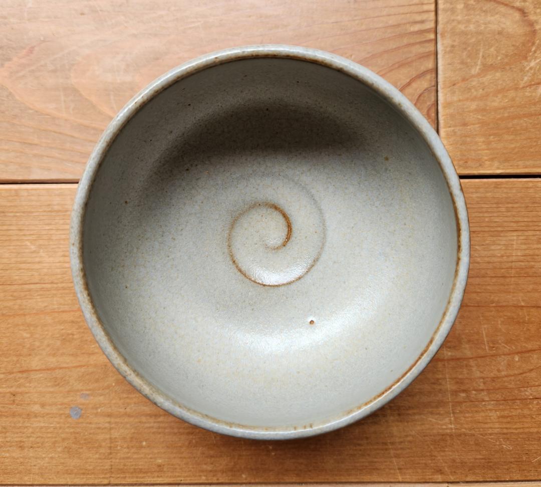 茶道具 赤膚焼 大塩正人造 茶碗 共箱なし 抹茶茶碗 抹茶碗 茶器